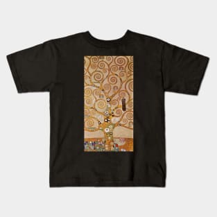 Tree of Life by Gustav Klimt Kids T-Shirt